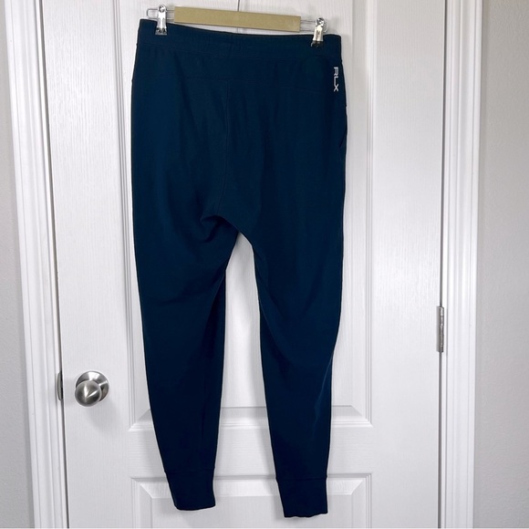 Ralph Lauren RLX Men’s Fleece Joggers Sweatpants Pockets Navy Blue Size Small - Picture 3 of 12